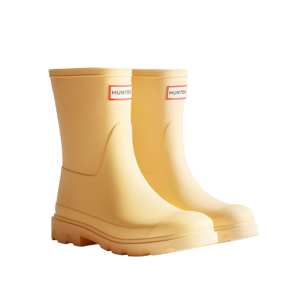 Downpour Short gummistøvler - Pale Yellow/Butter Yellow